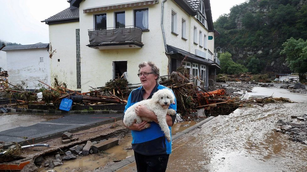 Floods devastate Germany and Belgium, leaving at least 42 dead, dozens missing